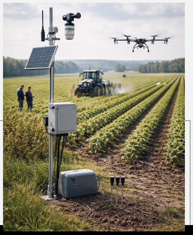 Разработка IoT мониторинга полей в Сыктывкаре от 8764 р. | АвикейСкт