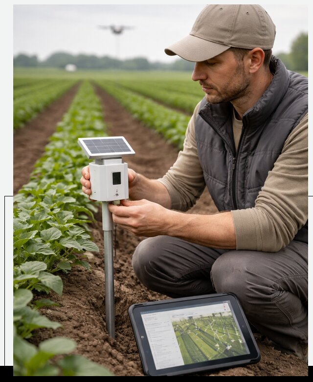 IoT мониторинг сельскохозяйственных полей и контроля в Сыктывкаре